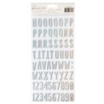 THICKERS SPOOKTACULAR Silver Foil Foam Letter Stickers - Image 2