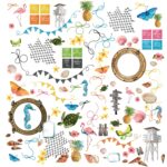 49 and Market Vintage Artistry SUNBURST GENERAL LASER CUT ELEMENTS 108pc - Image 2