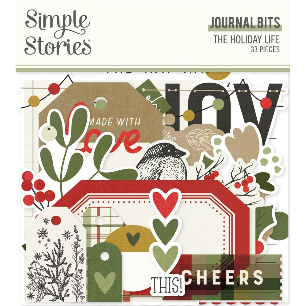 693415PK.jpg Simple Stories THE HOLIDAY LIFE Journal Bits 33pc - Image 1