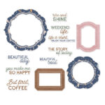 P13 Coffee Break FRAMES & WORDS Ephemera 12pc - Image 3