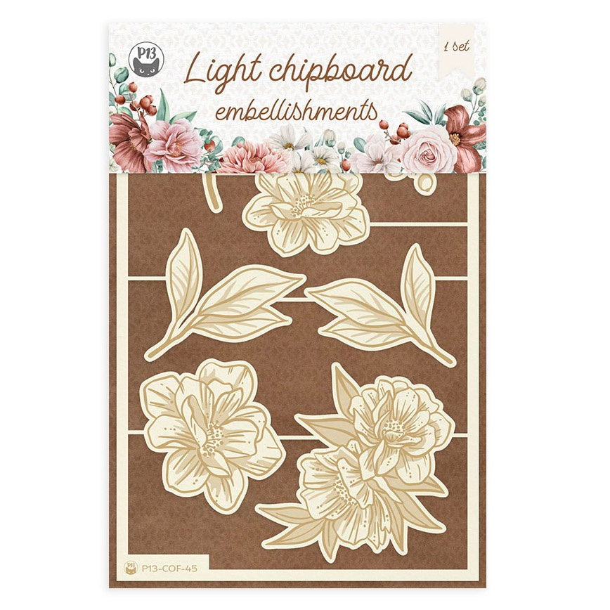 693988PK.jpg P13 Coffee Break LIGHT CHIPBOARD EMBELLISHMENTS 02 Set - Image 1