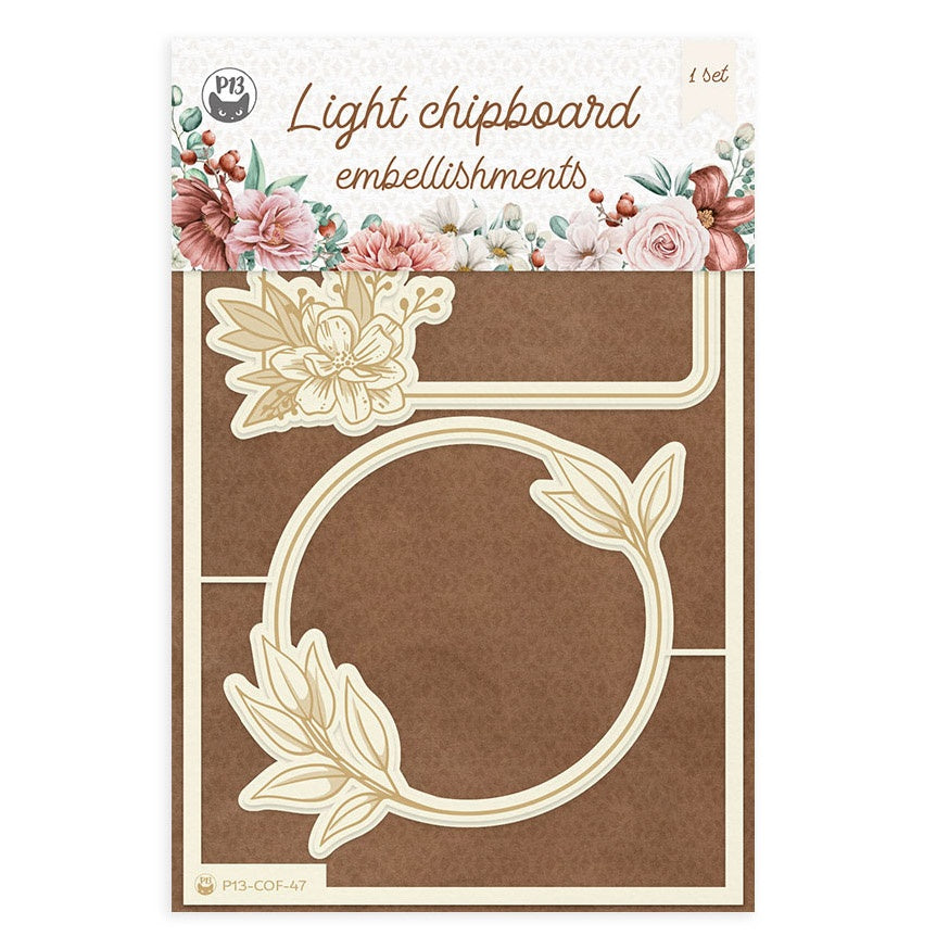 693990PK.jpg P13 Coffee Break LIGHT CHIPBOARD EMBELLISHMENTS 04 Set - Image 1