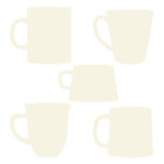 P13 Light Chipboard Embellishments COFFEE BREAK 6” - Image 3