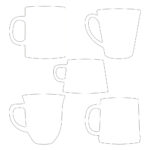 P13 Light Chipboard Embellishments COFFEE BREAK 6” - Image 4