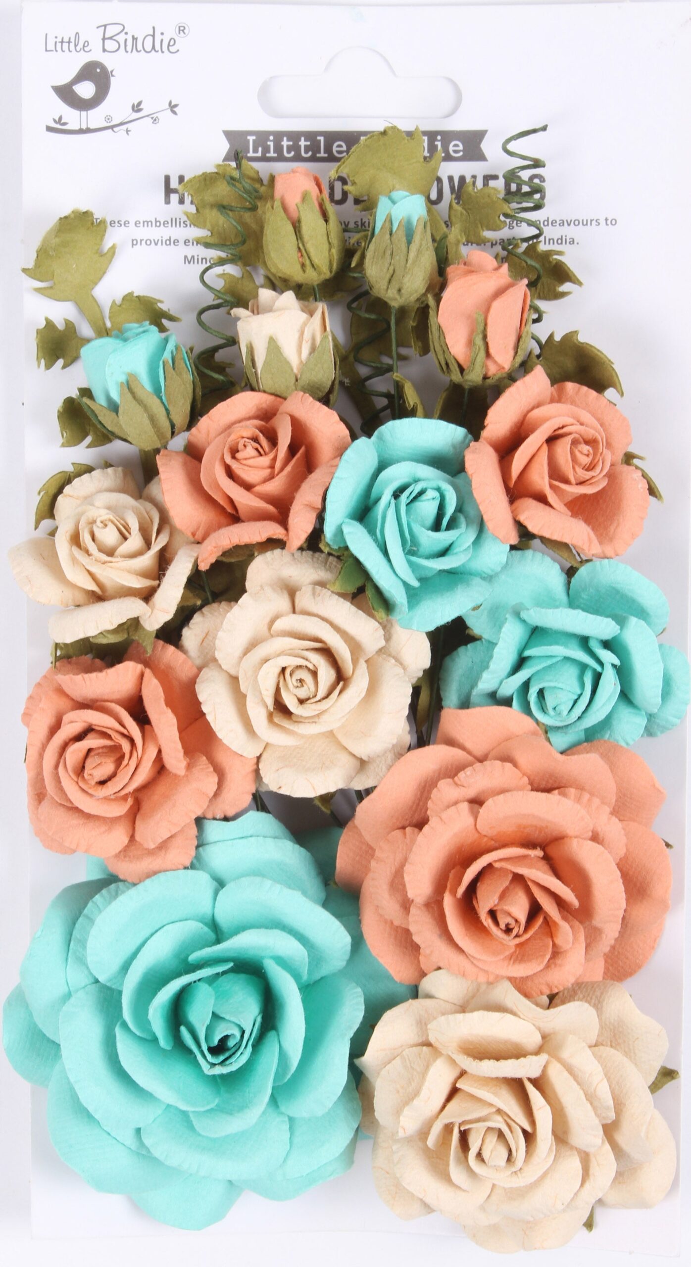 694158PK.jpg Little Birdie Handmade Flowers ANNIS SUN & RAIN 21pc - Image 1