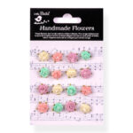 Little Birdie Handmade Flowers BEADED MICRO ROSES FAIRY GARDEN 16pc