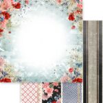 Asuka Studio MOON BUNNY CELEBRATION FULL MOON 12X12 Scrapbook Paper