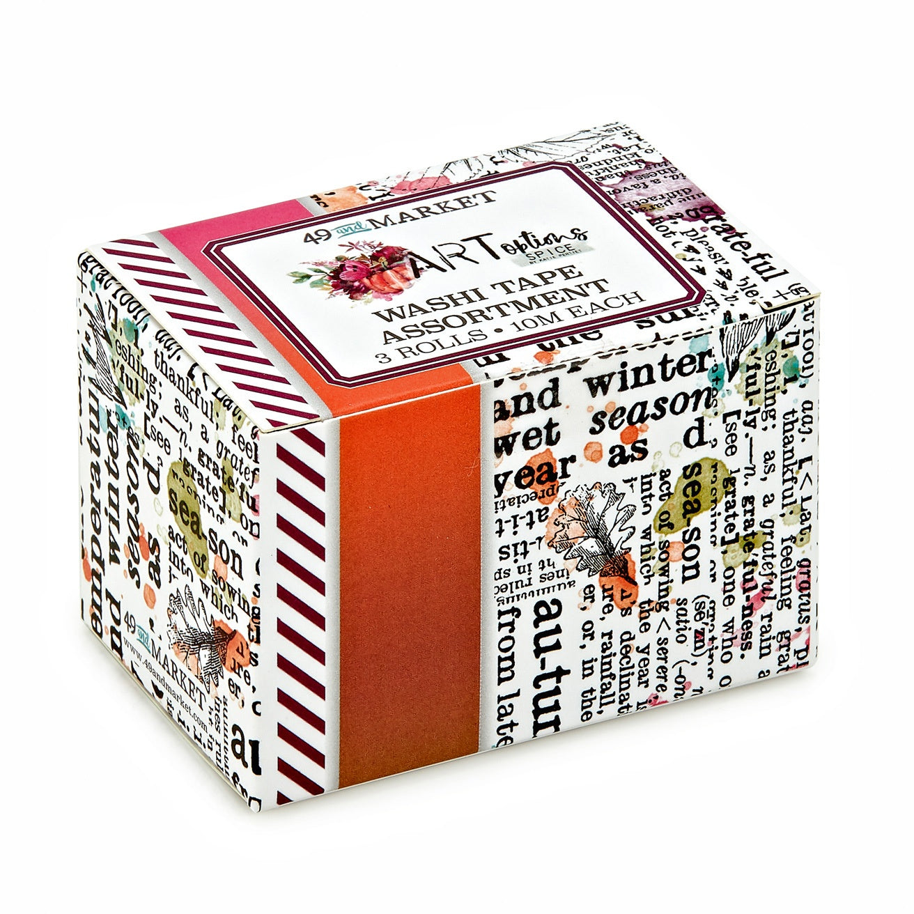696152PK.jpg 49 and Market Artoptions SPICE WASHI TAPE ASSORTMENT 3 Rolls - Image 1
