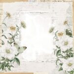 49 and Market Vintage Artistry Moonlit Garden CALMING 12"X12" Scrapbook Paper - Image 2