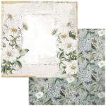 49 and Market Vintage Artistry Moonlit Garden CALMING 12"X12" Scrapbook Paper