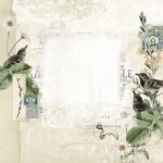49 and Market Vintage Artistry Moonlit Garden THOUGHTFUL 12"X12" Scrapbook Paper - Image 3