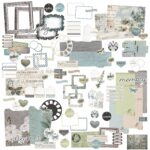49 and Market Vintage Artistry Moonlit Garden EPHEMERA BITS 114pc - Image 2