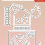 Studio Light Cutting Dies SWEET FIREPLACE 14pc