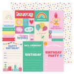 Pebbles ALL THE CAKE 12"X12" Scrapbook Paper - Image 6