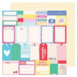 Pebbles ALL THE CAKE 12"X12" Scrapbook Paper - Image 4