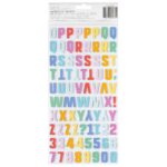 American Crafts Thickers ALL THE CAKE Alphabet Letter Font Stickers - Image 2