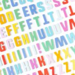 American Crafts Thickers ALL THE CAKE Alphabet Letter Font Stickers - Image 4