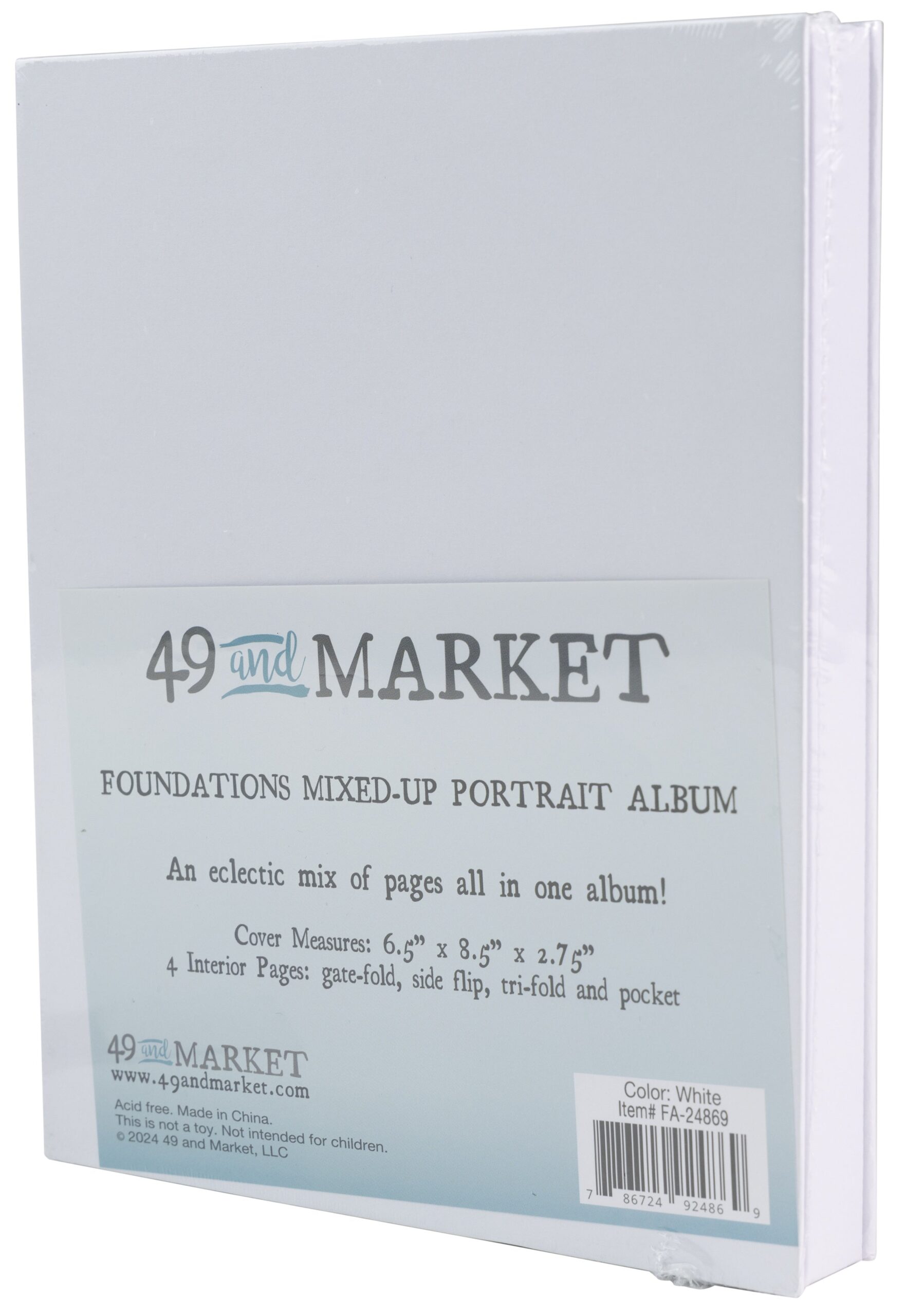 697737PK2.jpg 49 and Market Foundations MIXED PORTRAIT ALBUM SERIES WHITE - Image 1