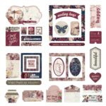 Photoplay MIDNIGHT GARDEN Cardstock EPHEMERA 30pc - Image 2