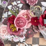 Prima Lost In Wonderland QUEEN OF HEARTS 6pc Flowers - Image 3