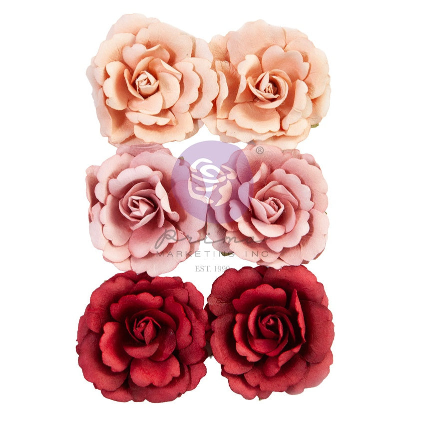 698300PR.jpg Prima Lost In Wonderland QUEEN OF HEARTS 6pc Flowers - Image 1