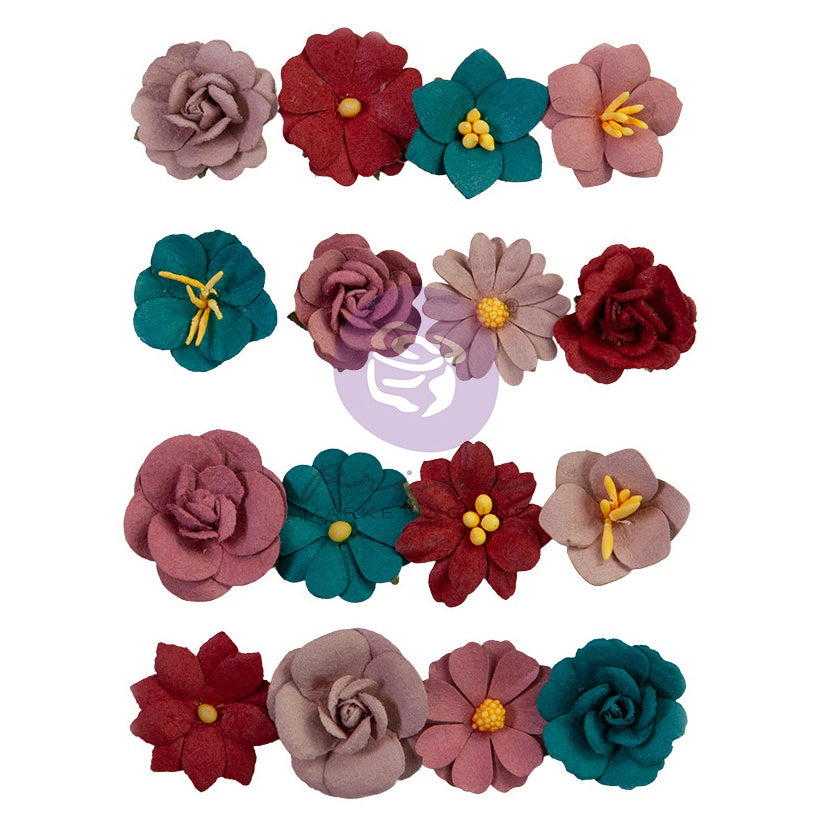 698301PR.jpg Prima Lost In Wonderland ENCHANTED GARDEN 16pc Flowers - Image 1
