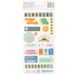 American Crafts Thickers COAST TO COAST Foam Phrase Stickers 89pc - Image 2