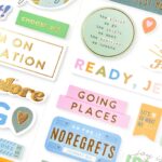 American Crafts Thickers COAST TO COAST Foam Phrase Stickers 89pc - Image 3