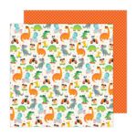 Pebbles Cool Boy ON THE GO 12"X12" Scrapbook Paper