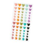 AC American Crafts April & Ivy ENAMEL STICKERS 60pc - Image 2