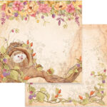 Stamperia Woodland HEDGEHOG 12X12 Scrapbook Paper