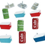 Eyelet Outlet DRINK COOLER Brads 12pc