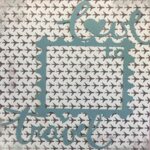 Page Frame LOVE TO TRAVEL LIGHT BLUE 12"x12" Scrapbook Overlay