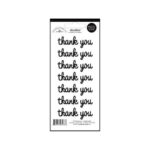 Doodlebug THANK YOU BEETLE BLACK Doodles Stickers