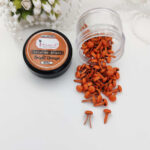 Dress My Craft BRIGHT ORANGE Colored Brads 100pcs - Image 3