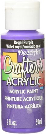 DecoArt Crafter's Acrylic REGAL PURPLE Acrylic Paint 2oz