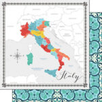 ITALY Scrapbook Customs 12"X12" Paper Pack