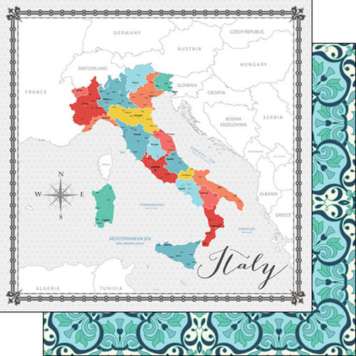 6A89C5DC-4EDE-4A59-94FE-5B4C0F58D9F2.jpg ITALY Scrapbook Customs 12"X12" Paper Pack - Image 1