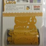We R Pumpkin Patch MAPLE GROVE Flocked Lace Tape