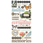 Simple Stories SIMPLE VINTAGE JUNK DRAWER Foam Stickers 72pc - Image 4
