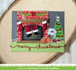 Lawn Fawn Cuts Shadow Box Card FIREPLACE ADD-ON Craft Dies - Image 5