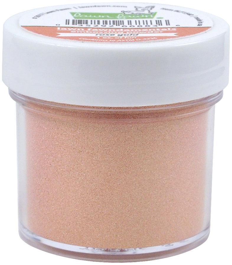 6B7CCAF8-2B59-431C-A4EC-3338D68E62F1.jpeg Lawn Fawn ROSE GOLD Embossing Powder - Image 1