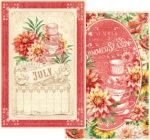 Graphic 45 SEASON TO CELEBRATE Calendar Ephemera Cards - Image 9