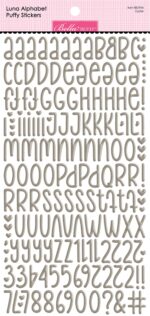 Bella Blvd LUNA ALPHABET Puffy Stickers Letters Numbers - Image 5