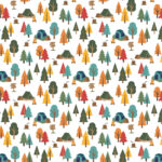 Echo Park Into The Wild SETTING UP CAMP 12”X12” Scrapbook Paper - Image 2