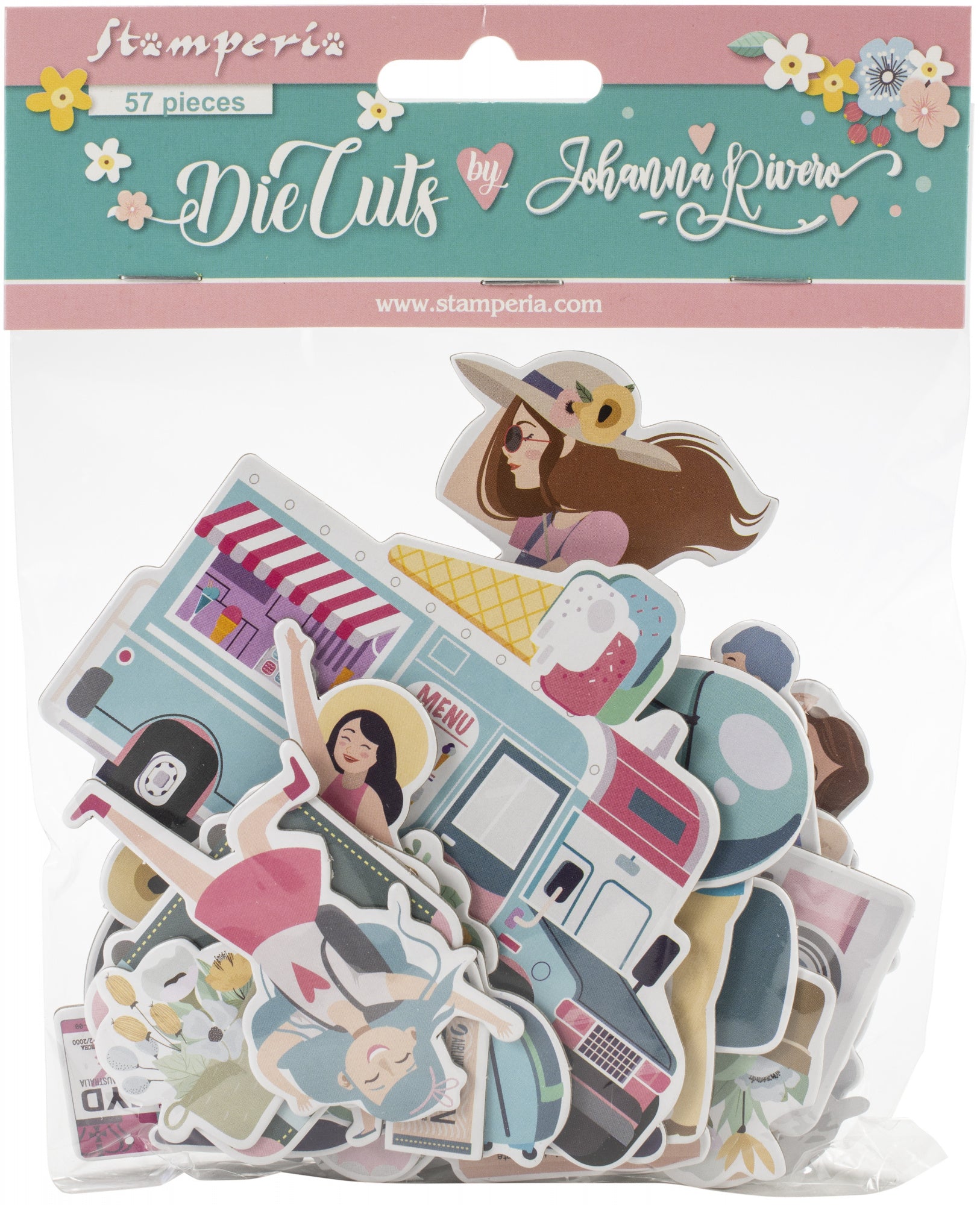 6D9FDBAE-FA4E-48F6-B62E-74BA16EC1D88.jpg Stamperia AIRES DE LIBERTAD Chipboard Die Cuts 57pc - Image 1