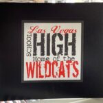 Las Vegas WILDCATS High School 12”x12” Postbound Scrapbook Album