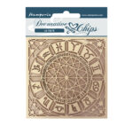Stamperia Decorative Chips ASTROLOGY Alchemy 1pc