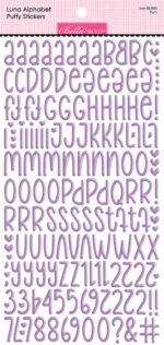 Bella Blvd LUNA ALPHABET Puffy Stickers Letters Numbers - Image 8