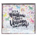 K&Company RAINBOWS UNICORNS CONFETTI 12"X12" Scrapbook Album